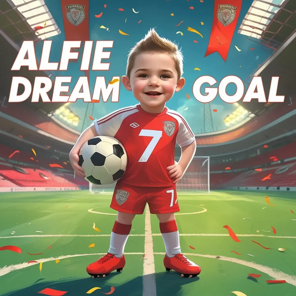 Child's Kickoff Soccer Dreams
